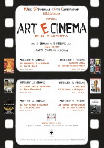 locandina_ARTeCINEMA_FILM_D'ARTISTA_gennaio-febbraio2014