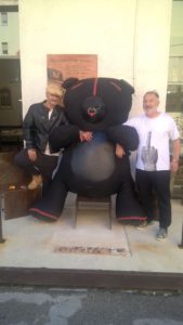 pep marchegiani e bruno peca davanti all'Art Pallery
