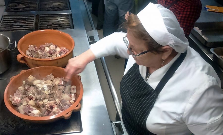 Il ciff e ciaff della signora Ginetta, mamma di Peppino Tinari (ph. Ivan Masciovecchio)