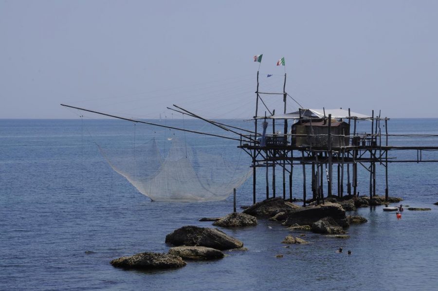 Trabocco Punta Tufano in C. da Vallevò a Rocca S. Giovanni. (ph.: Ivan Masciovecchio).