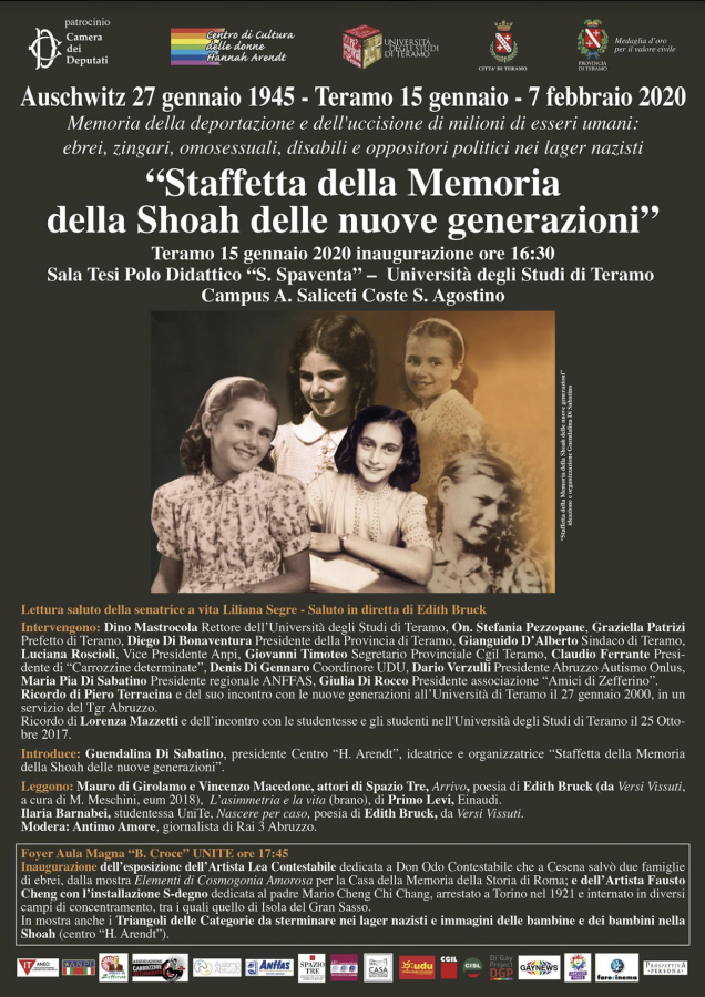 locandina staffetta della memoria