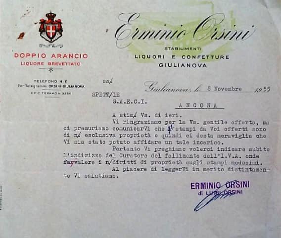 liquori della Ditta Orsini di Giulianova4