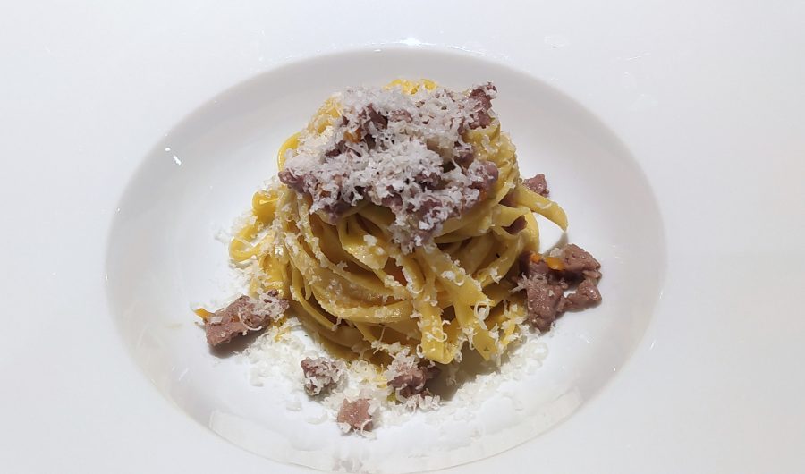 Fettuccella al ragù leggero di capretto (ph. Ivan Masciovecchio)