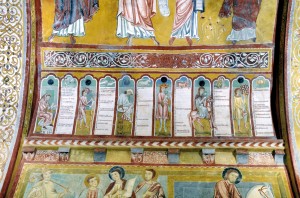 il calendario valvense nel piccolo oratorio di san pellegrino a bominaco