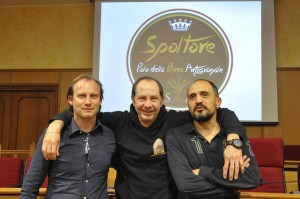 Da sinistra: Jurij Ferri (Birrificio Almond '22), Arrigo De Simone (Birrificio Desmond), Marco Leardi (Birra Leardi)