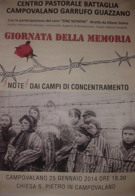 GIORNATA DELLA MEMORIA: NOTE DAI CAMPLI DI CONCENTRAMENTO