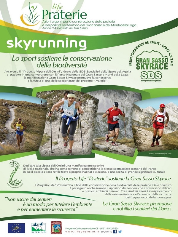 Life “Praterie” alla Gran Sasso Skyrace 2014