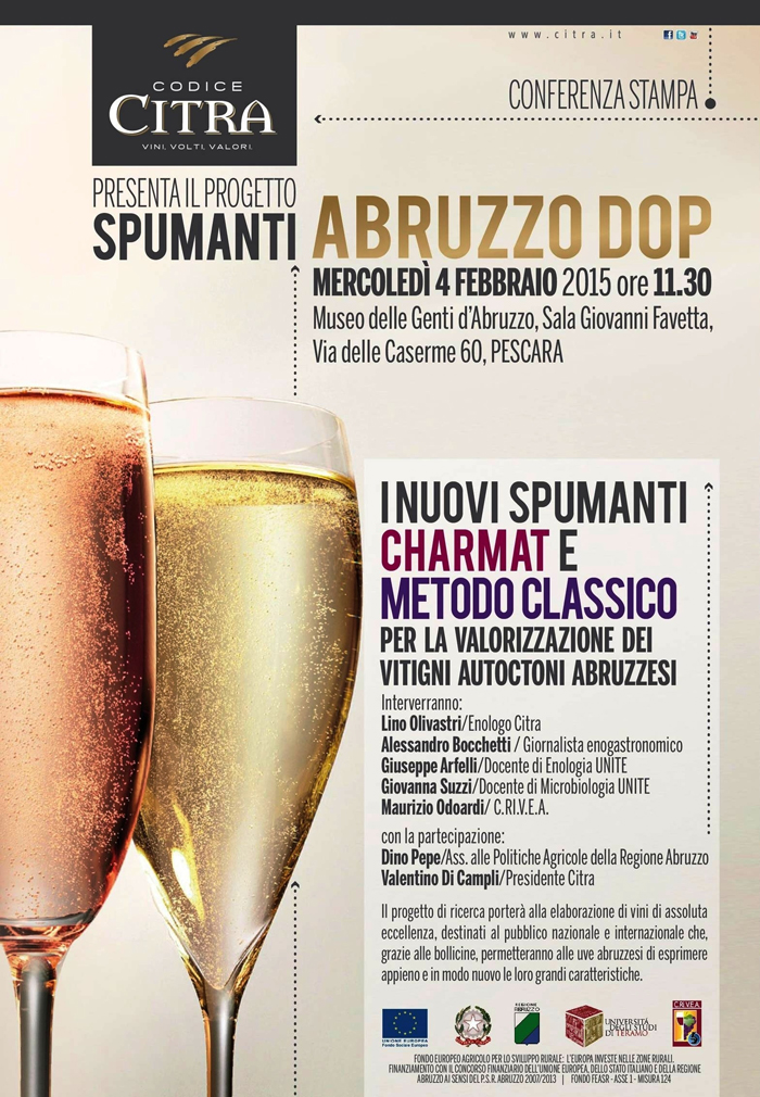 CITRA PRESENTA IL PROGETTO SPUMANTI “ABRUZZO DOP”
