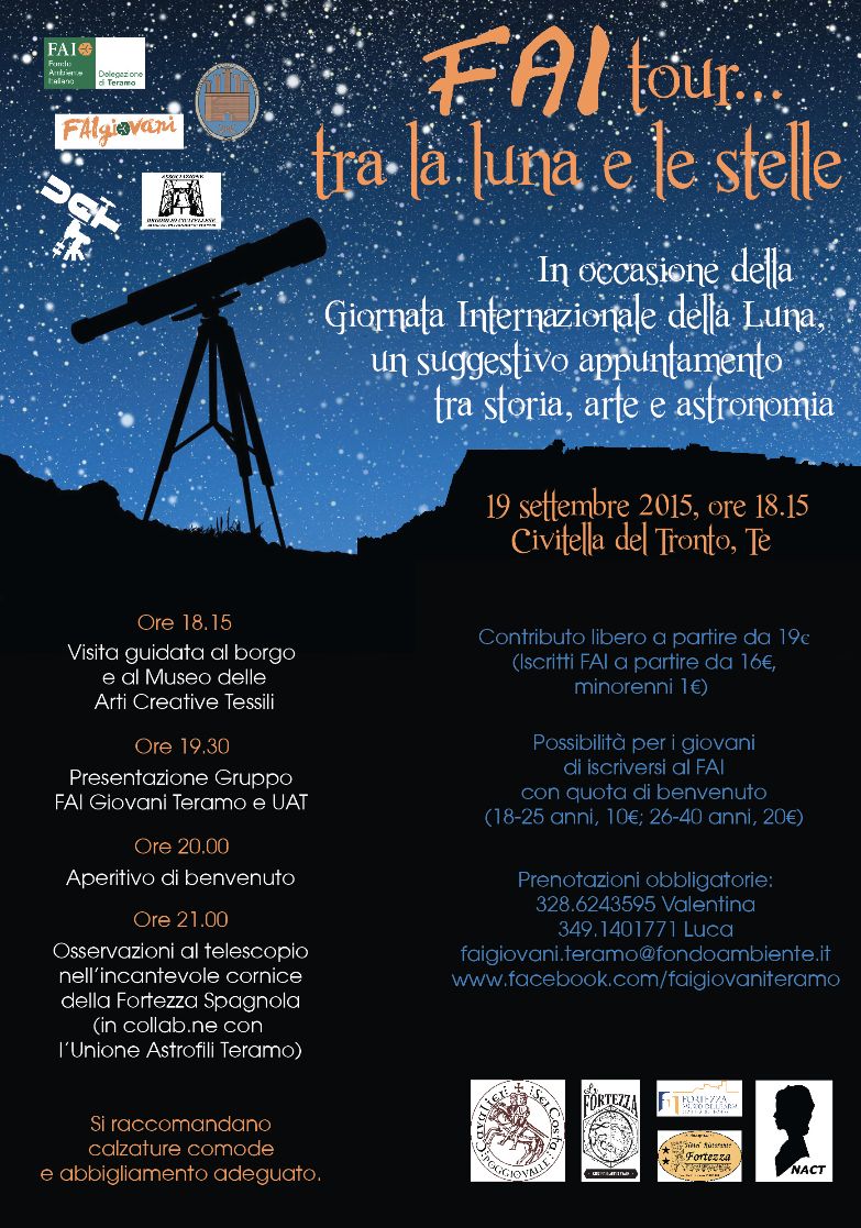 FAI TOUR. TRA LA LUNA E LE STELLE