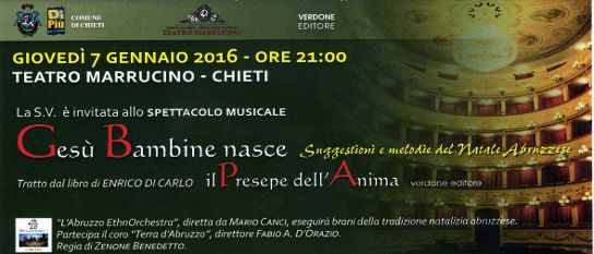 Gesù Bambine nasce. Suggestioni e melodie del Natale abruzzese