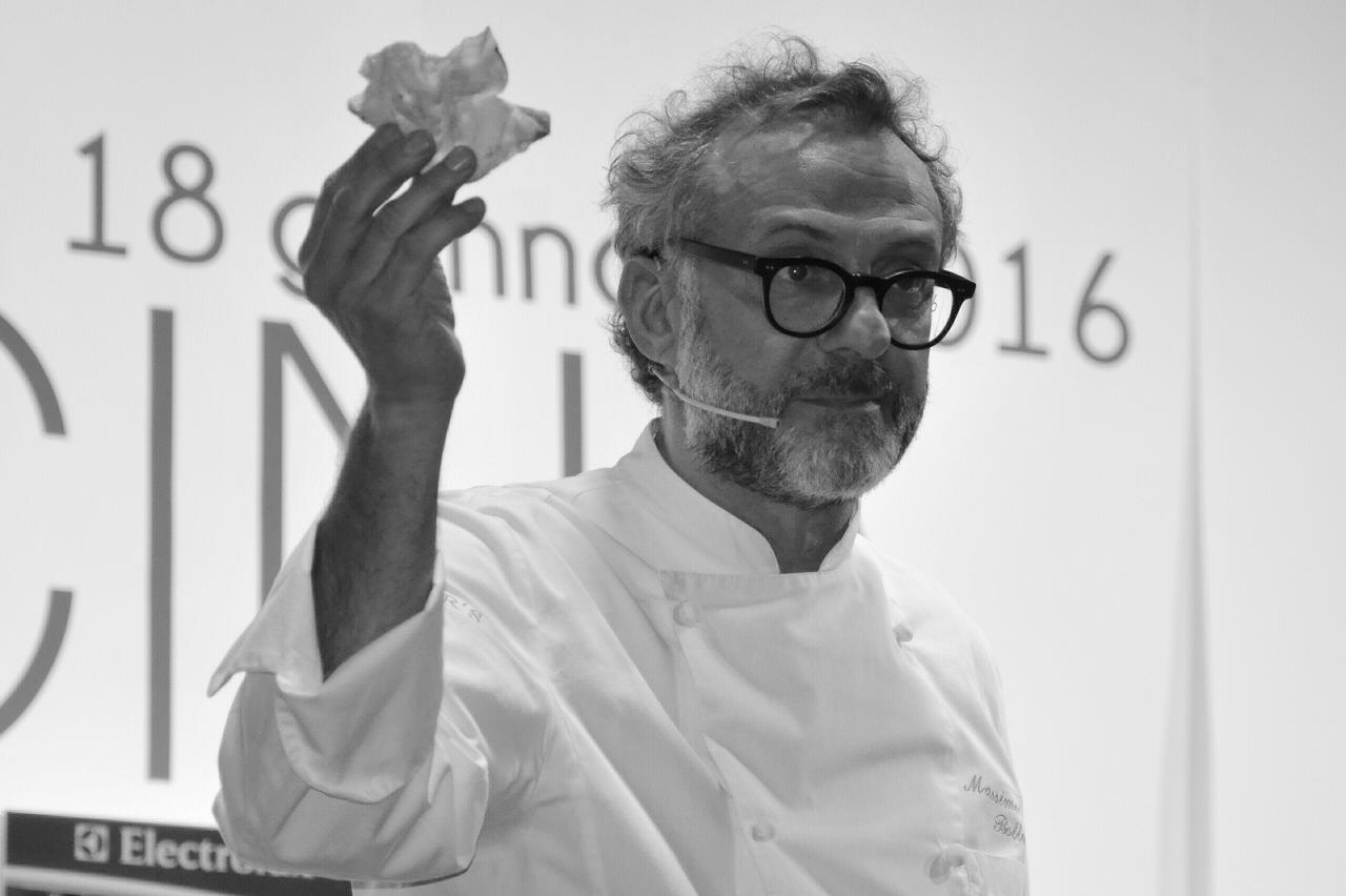Lo show abruzzese di Massimo Bottura al MEETinCUCINA