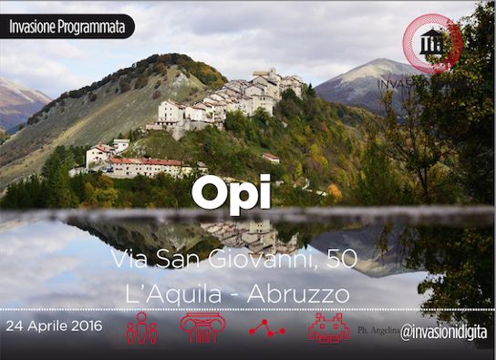 Le Invasioni Digitali in Abruzzo partono da Opi