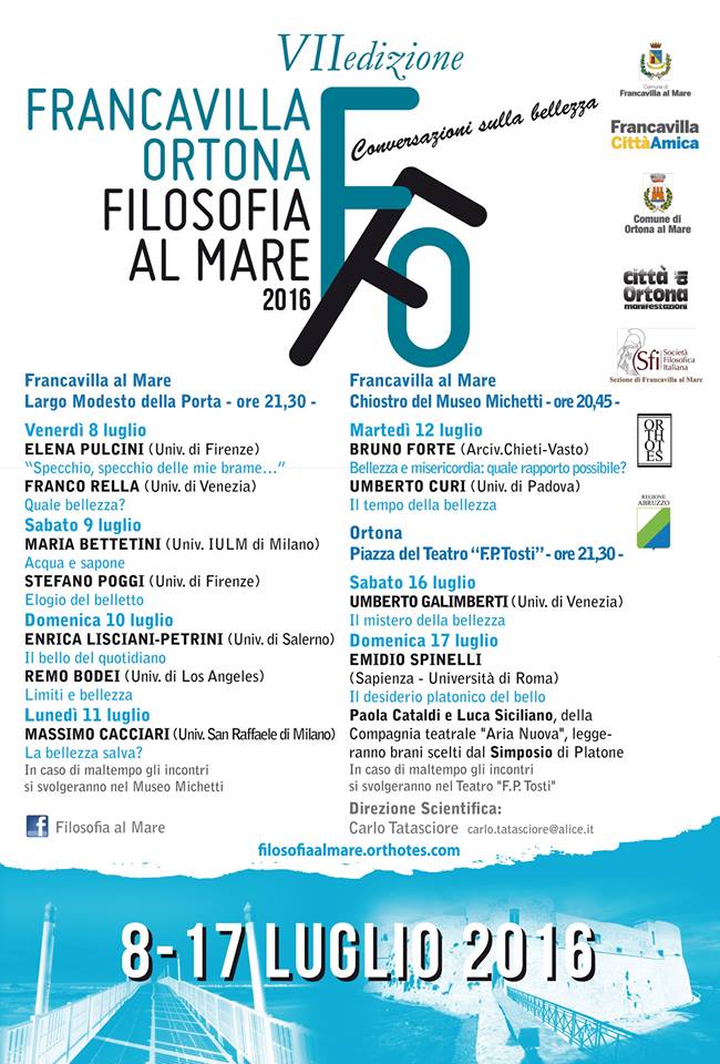 Conversazioni sulla bellezza per Filosofia al Mare 2016