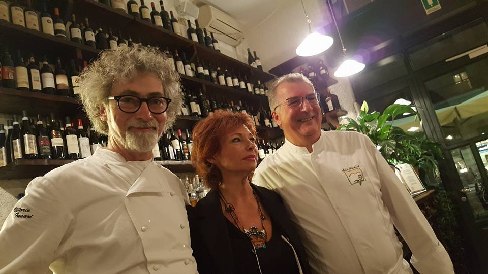 da sinistra: Vittorio Fusari, Maida Mercuri, Peppino Tinari