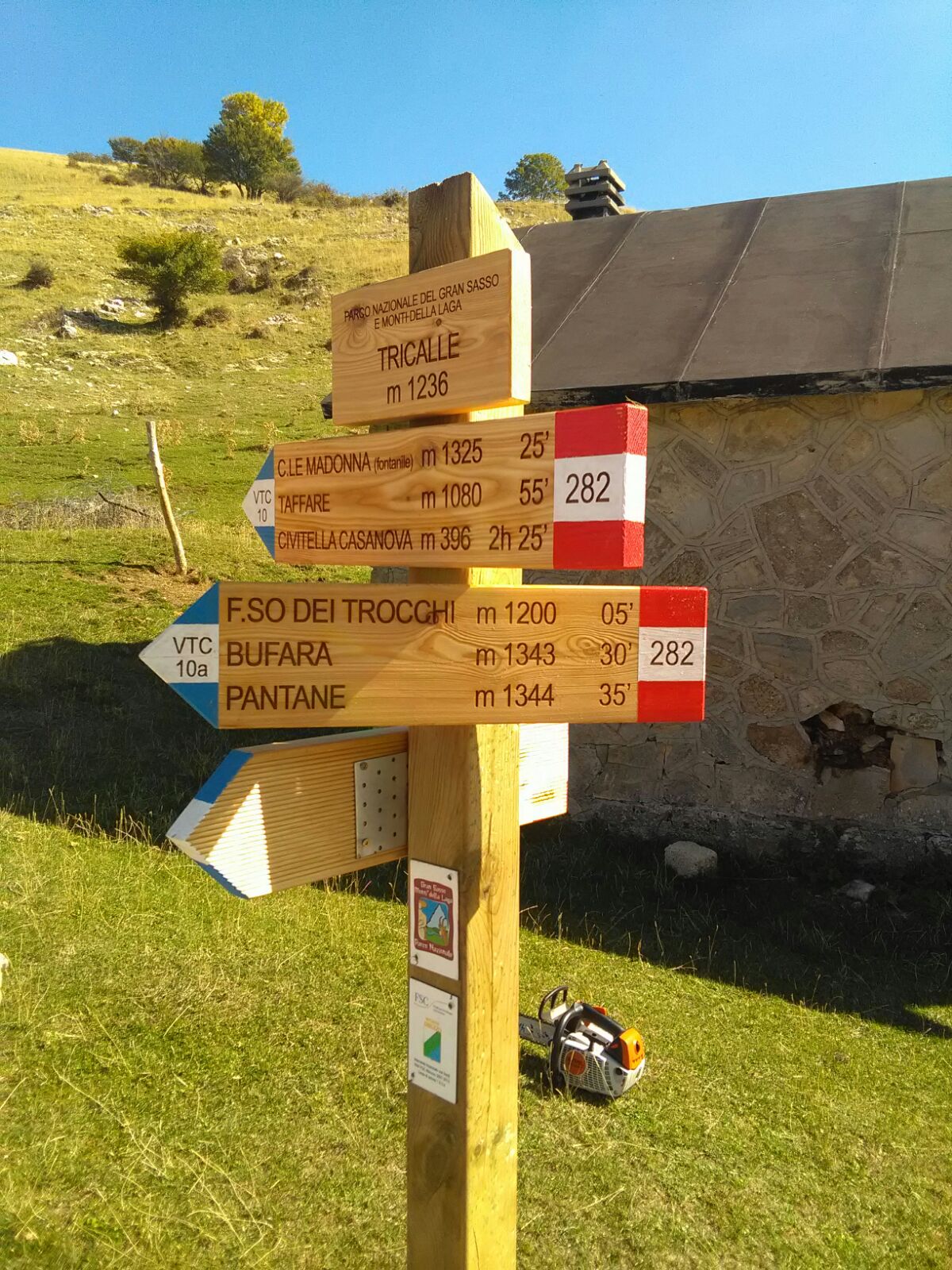 Voltigno Trail Centre - segnaletica