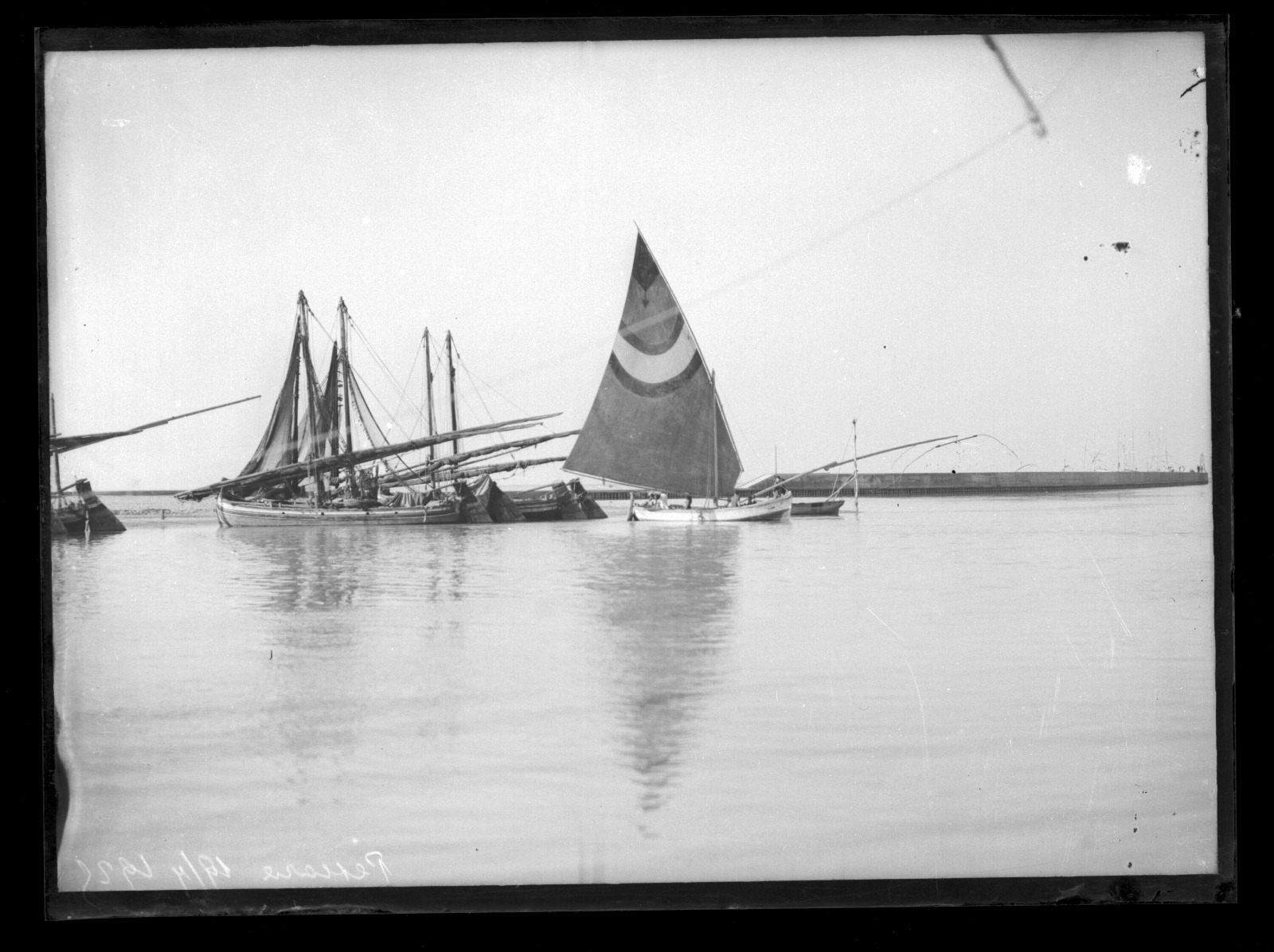 Barche a vela. Pescara, 19 luglio 1929