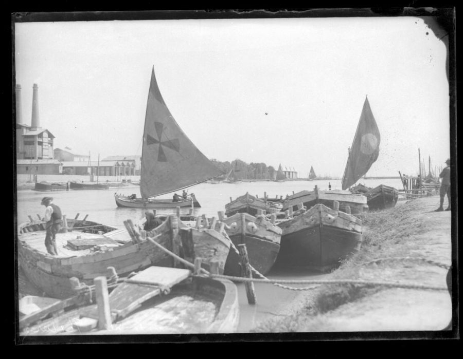 barche a vela. Pescara, 1929