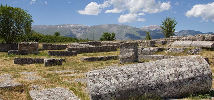 Il foro dell'antica città di Iuvanum (ph. sito iuvanum.it)