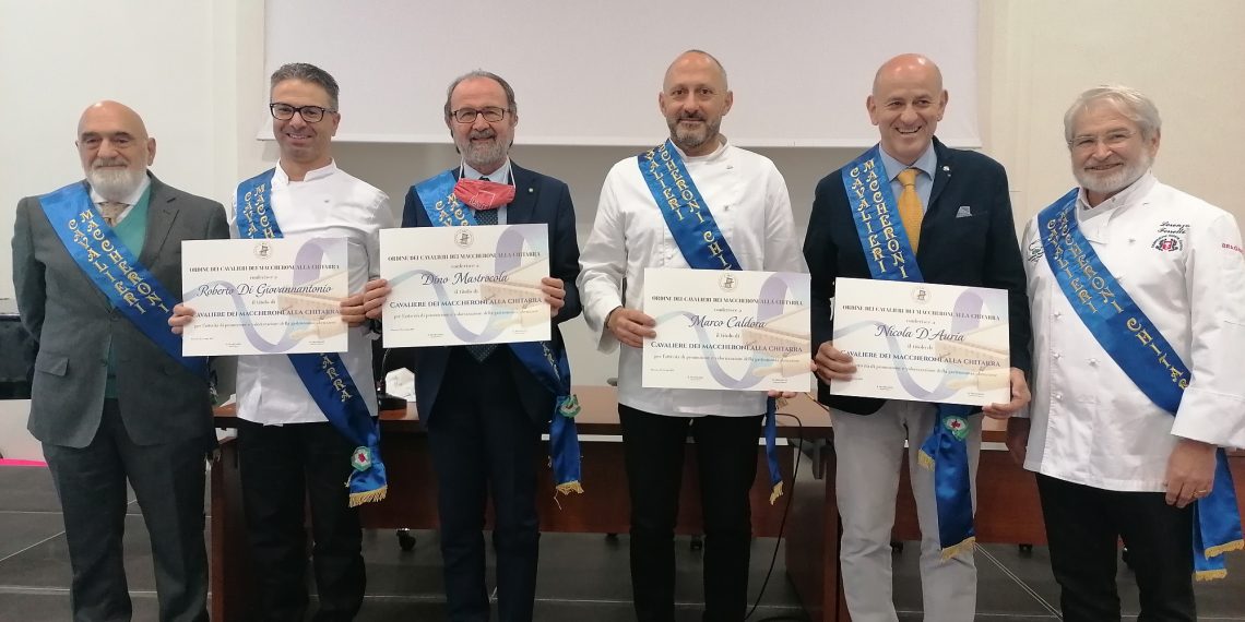 Ordinati 4 nuovi Cavalieri dei Maccheroni alla Chitarra