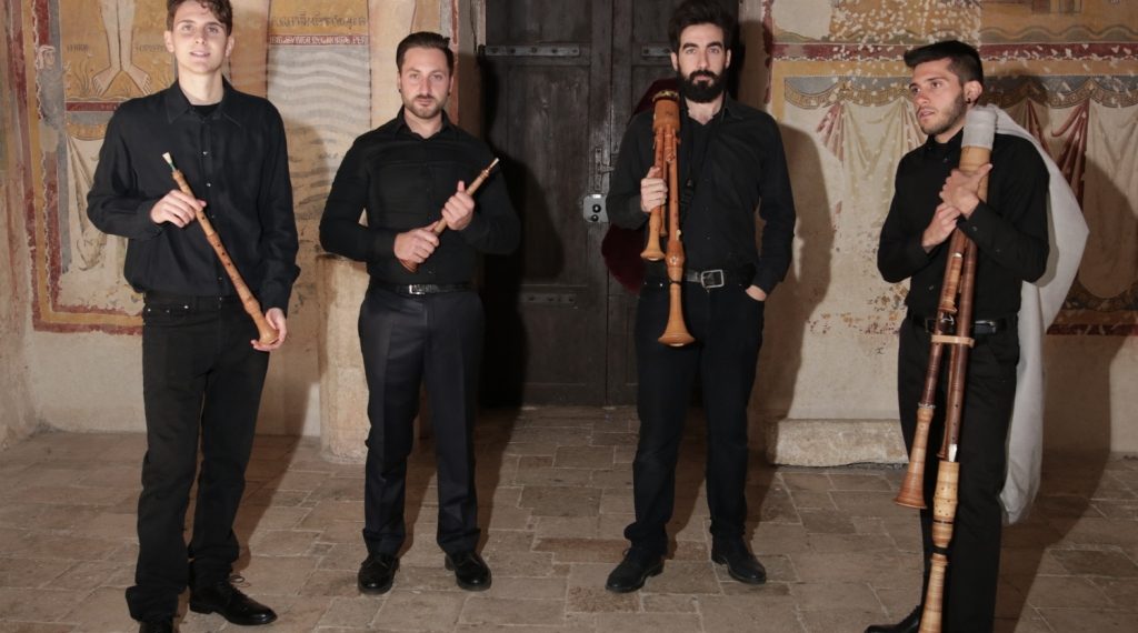 Tour svizzero per il Quartetto Petra, ensemble abruzzese di zampogne e ciaramelle