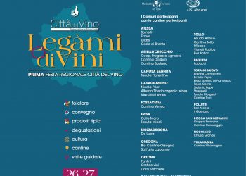 Ad Atessa la prima festa regionale dell’associazione Città del Vino